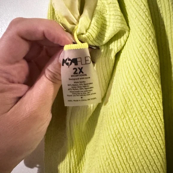 POPFLEX Yellow One Piece Swimsuit - Picture 4 of 6